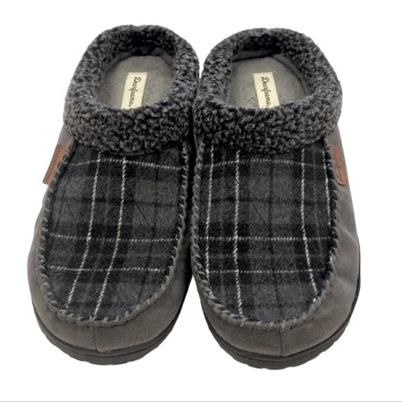 Dearfoams Brendan Microfiber Indoor/Outdoor Suede Clog Whipstitch Slipp… - Picture 2 of 13